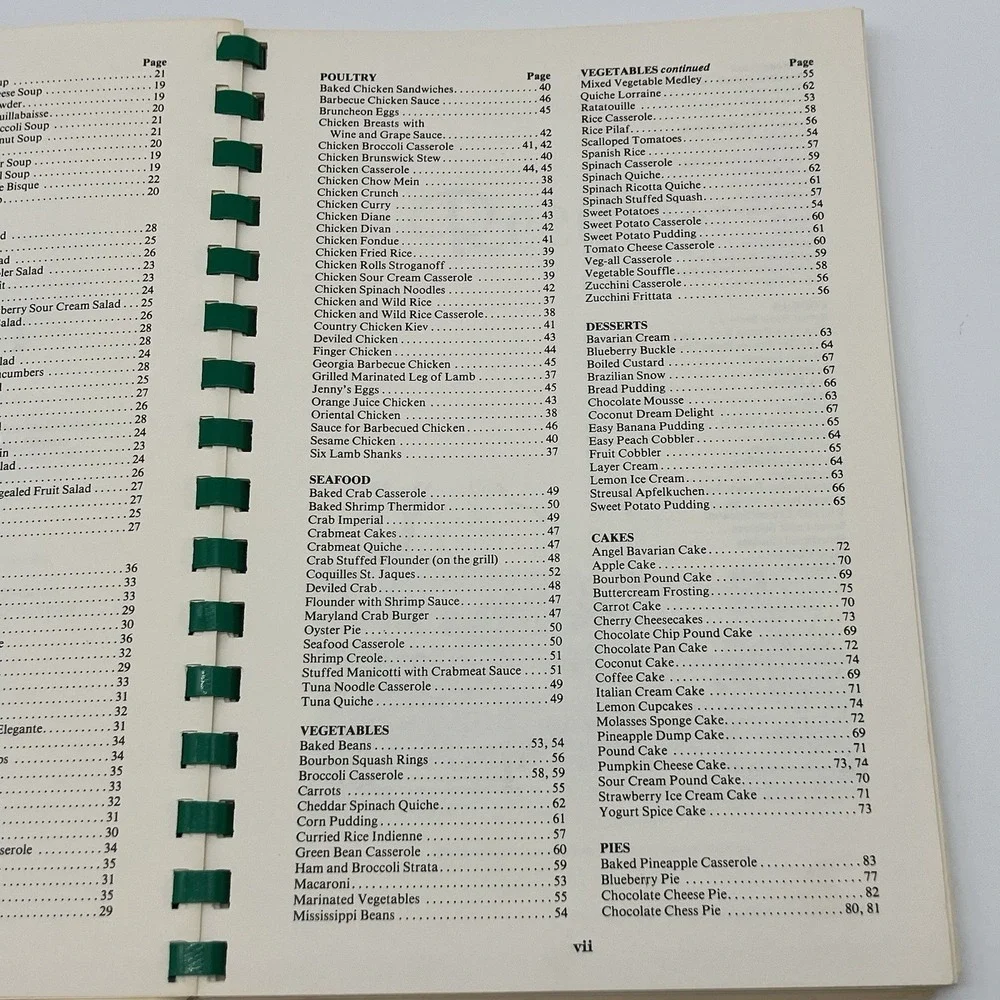 Vtg Hasty Elementary School PTA Cookbook Southern N.C. Recipes Spiral Bound